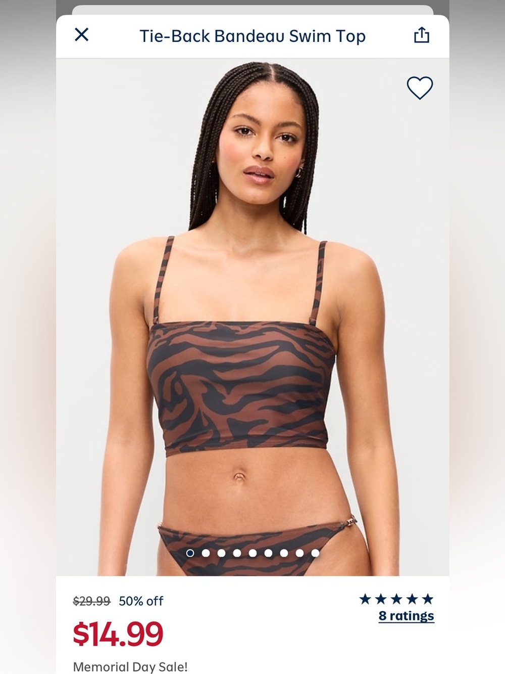 Old Navy Zebra Bikini